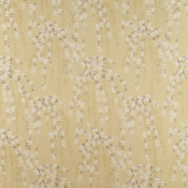 Thibaut Weeping Blossom Gold Fabric