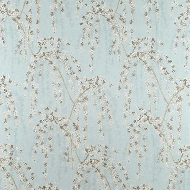 Thibaut Weeping Blossom Blue Fabric