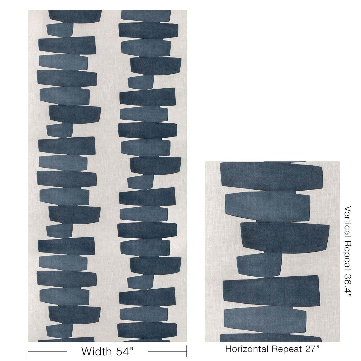 Kravet STACKED INDIGO Fabric