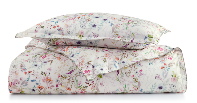 Peacock Alley Chloe Floral Percale Duvet Set