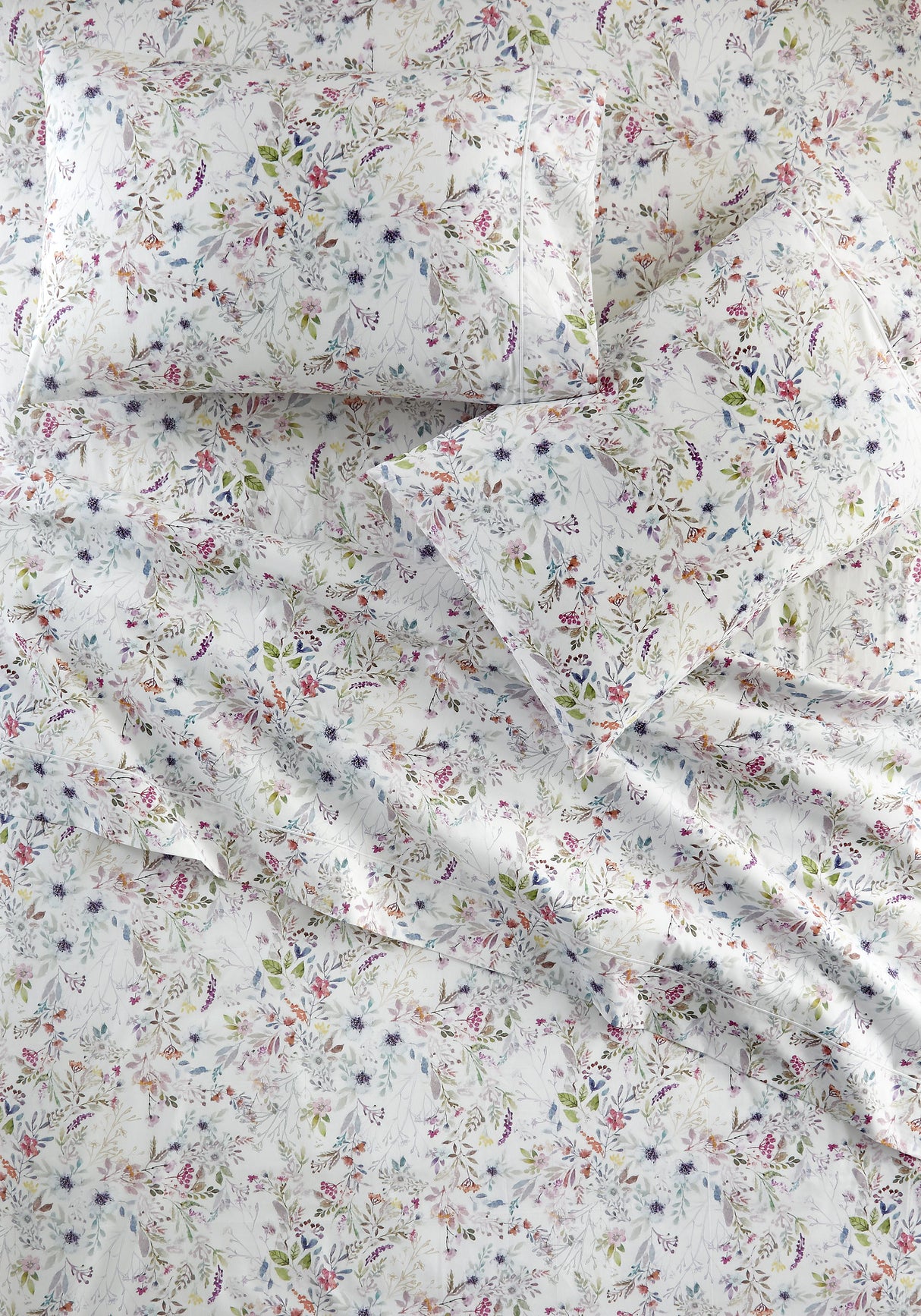 Peacock Alley Chloe Floral Percale Sheet Set