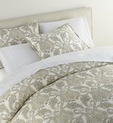 Peacock Alley CLASSIC PRINTED KING DUVET SET PAISLEY PEARL