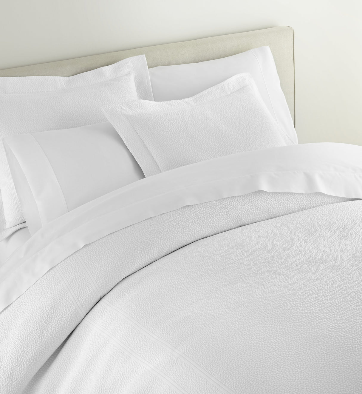 Peacock Alley MONTAUK 105x90 KING DUVET WHT