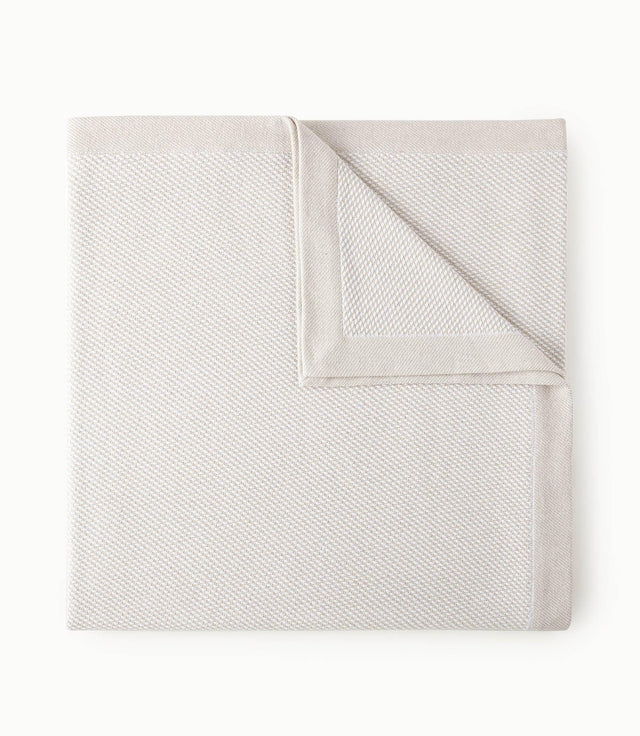 Peacock Alley PORTICO 50x90 THROW LINEN