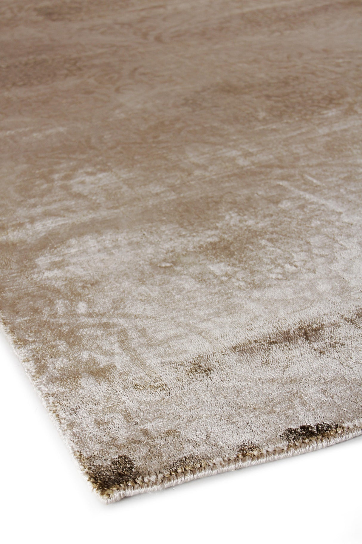 Exquisite Rugs Koda Hand Loomed Bamboo Silk in 10035 Stone 9' x 12' Area Rug