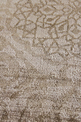 Exquisite Rugs Koda Hand Loomed Bamboo Silk in 10035 Stone 9' x 12' Area Rug