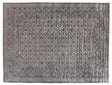 Exquisite Rugs Antique Weave Bamboo Hand Knotted Bamboo Silk in 10001 Ivory/Silver 6' x 9' Area Rug