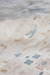 Exquisite Rugs Koda Hand Loomed Bamboo Silk in 2130 Ivory 8' x 10' Area Rug