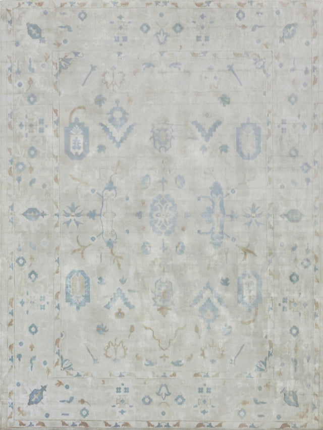 Exquisite Rugs Koda Hand Loomed Bamboo Silk in 2130 Ivory 8' x 10' Area Rug