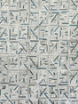 Exquisite Rugs Natural Hide Handmade Leather Hide in 2173 Silver/Blue 13' x 14' Area Rug