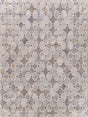 Exquisite Rugs Natural Hide Handmade Leather Hide in 2176 Silver/Ivory/Dark Gray 5' x 8' Area Rug