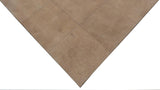 Exquisite Rugs Leather Suede Handmade Leather Hide in 2185 Beige 5' x 8' Area Rug