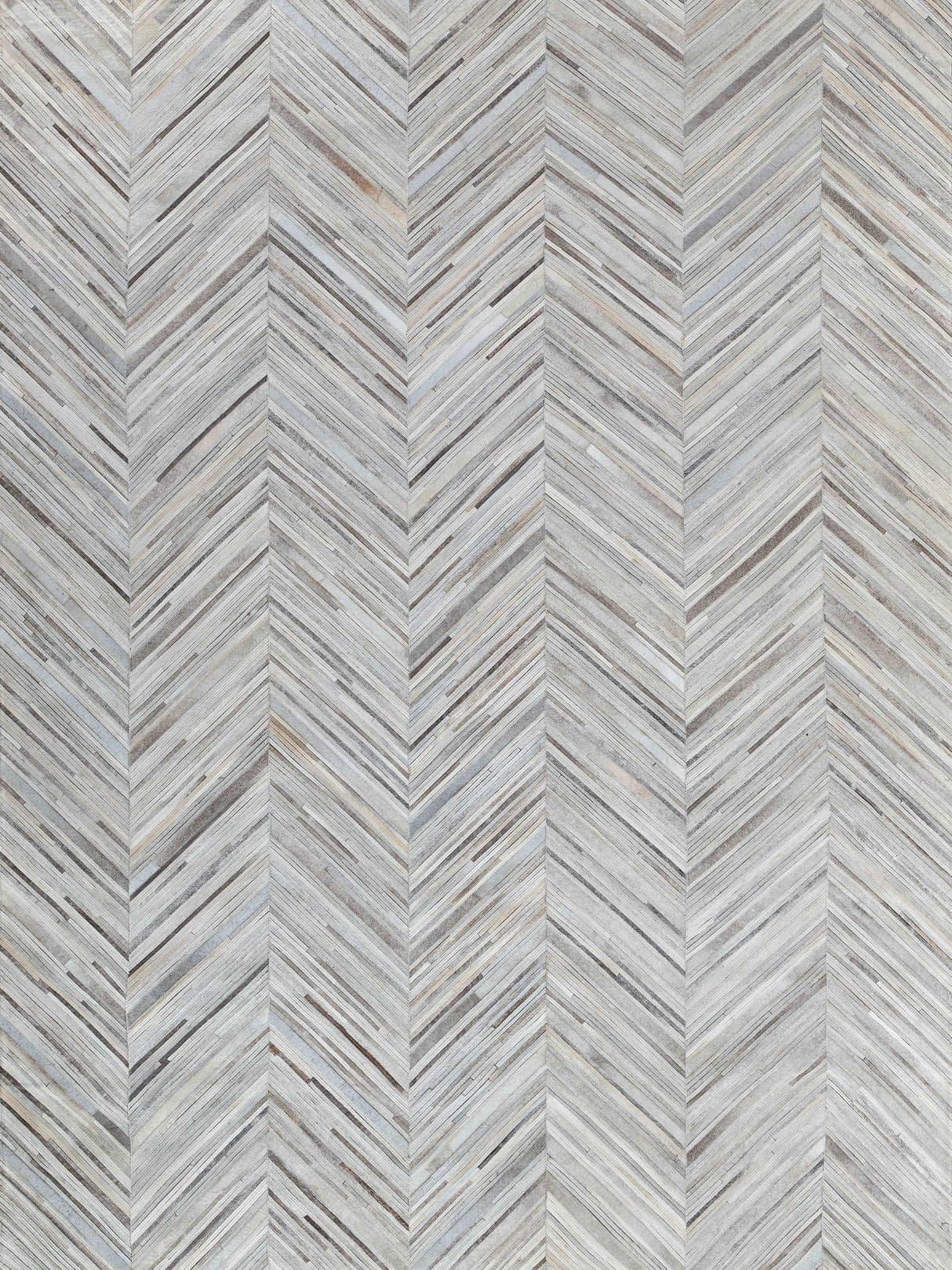 Exquisite Rugs Natural Hide Handmade Leather Hide in 2206 Gray 8' x 11' Area Rug