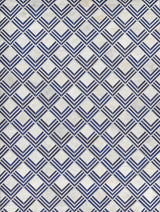 Exquisite Rugs Natural Hide Handmade Leather Hide in 2219 Navy/Multi 5' x 8' Area Rug