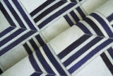 Exquisite Rugs Natural Hide Handmade Leather Hide in 2219 Navy/Multi 5' x 8' Area Rug
