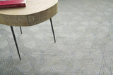 Exquisite Rugs Pavilion Flatweave Wool/Polyester in 2225 Ivory/Gray 12' x 15' Area Rug