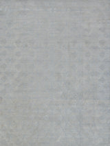 Exquisite Rugs Pavilion Flatweave Wool/Polyester in 2225 Ivory/Gray 9' x 12' Area Rug