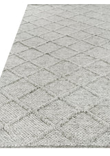 Exquisite Rugs Brentwood Hand Woven New Zealand Wool in 2226 Gray 12' x 15' Area Rug