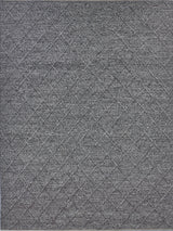 Exquisite Rugs Brentwood Hand Woven New Zealand Wool in 2228 Dark Brown 9' x 12' Area Rug