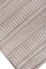 Exquisite Rugs Addison Hand Loomed Bamboo Silk in 2234 Aluminum 6' x 9' Area Rug