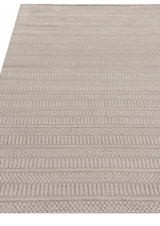 Exquisite Rugs Addison Hand Loomed Bamboo Silk in 2234 Aluminum 10' x 14' Area Rug