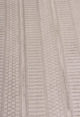 Exquisite Rugs Addison Hand Loomed Bamboo Silk in 2234 Aluminum 10' x 14' Area Rug