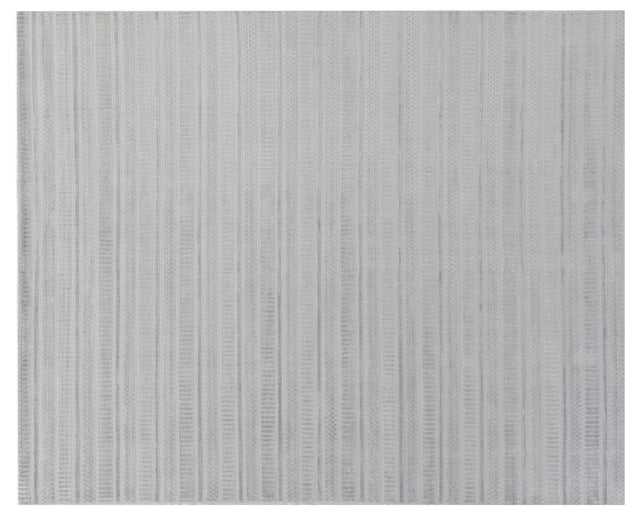 Exquisite Rugs Addison Hand Loomed Bamboo Silk in 2236 Ice Blue 8' x 10' Area Rug
