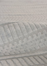 Exquisite Rugs Addison Hand Loomed Bamboo Silk in 2236 Ice Blue 8' x 10' Area Rug