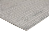 Exquisite Rugs Addison Hand Loomed Bamboo Silk in 2236 Ice Blue 8' x 10' Area Rug