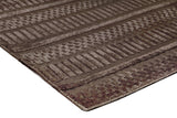 Exquisite Rugs Addison Hand Loomed Bamboo Silk in 2242 Brown 6' x 9' Area Rug