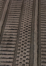 Exquisite Rugs Addison Hand Loomed Bamboo Silk in 2242 Brown 6' x 9' Area Rug