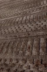 Exquisite Rugs Addison Hand Loomed Bamboo Silk in 2242 Brown 6' x 9' Area Rug