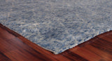 Exquisite Rugs Moroccan Hand Knotted New Zealand Wool in 2245 Blue 6' x 9' Area Rug