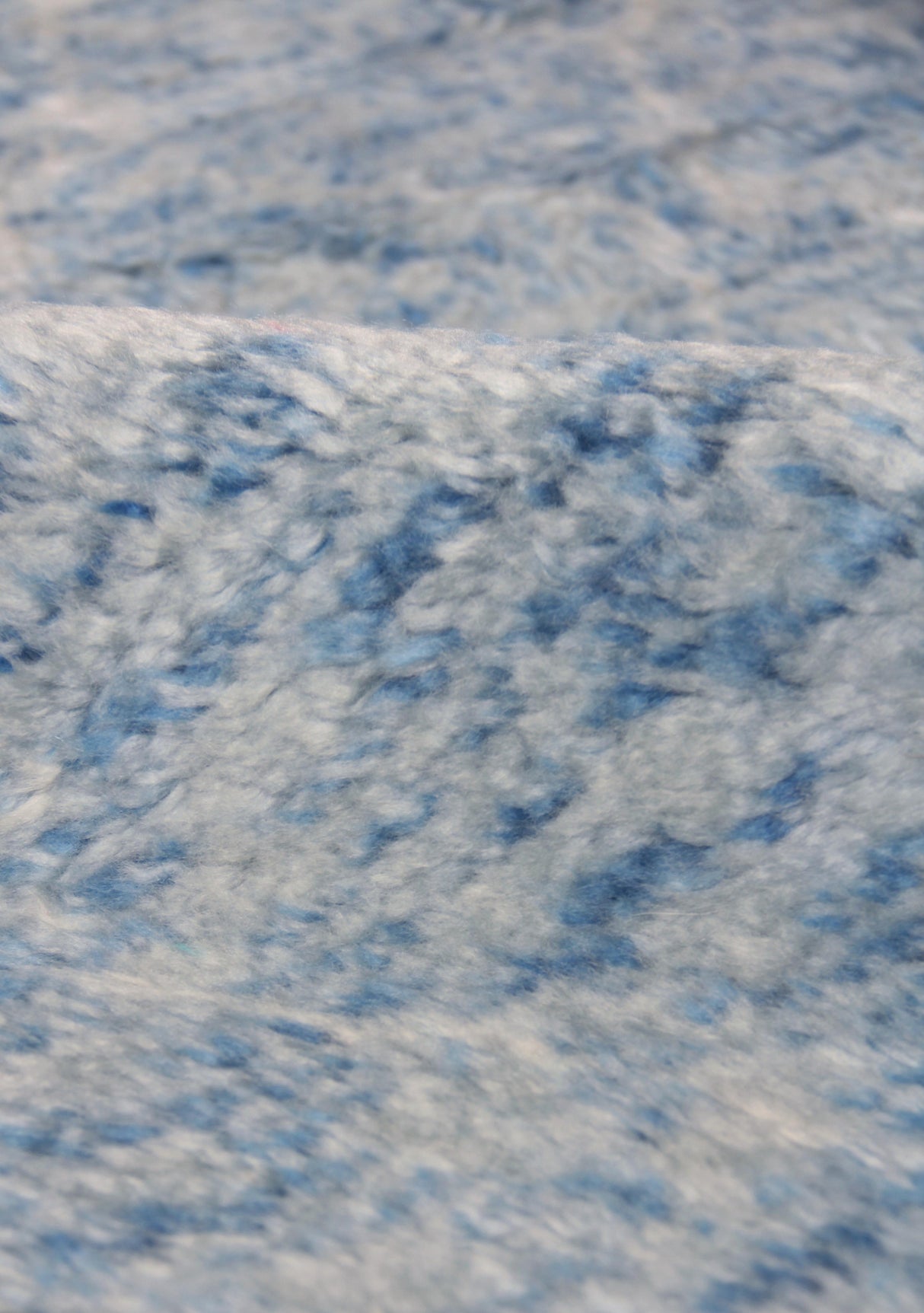 Exquisite Rugs Moroccan Hand Knotted New Zealand Wool in 2245 Blue 6' x 9' Area Rug