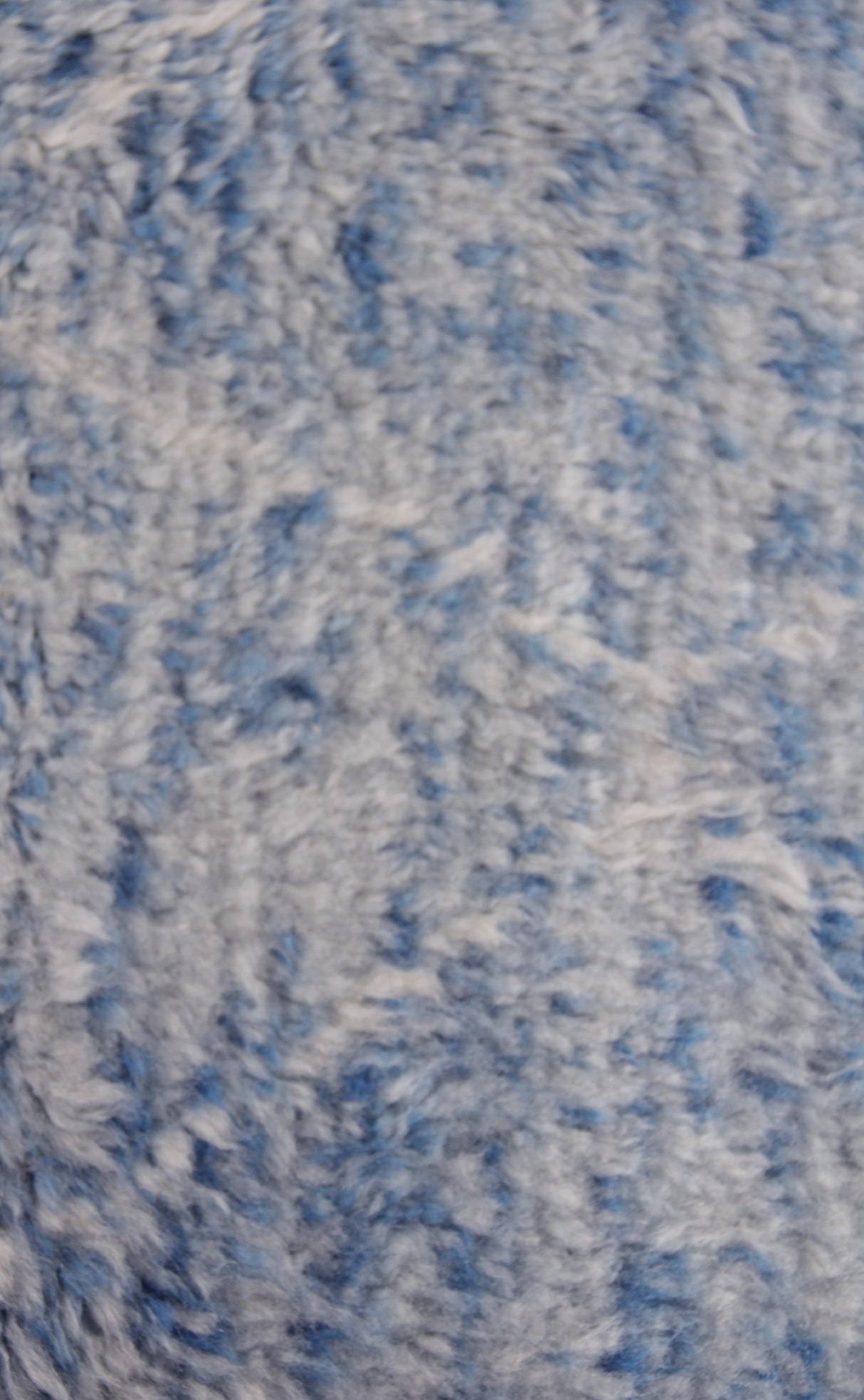 Exquisite Rugs Moroccan Hand Knotted New Zealand Wool in 2245 Blue 6' x 9' Area Rug
