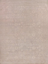 Exquisite Rugs Restoration Hand Knotted New Zealand Wool in 2252 Beige/Gold 10' x 14' Area Rug