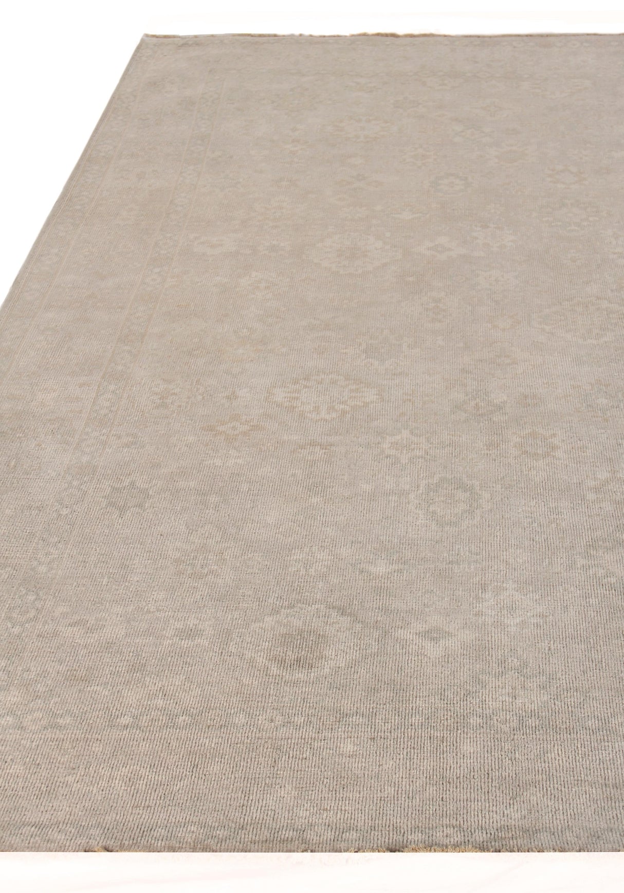Exquisite Rugs Restoration Hand Knotted New Zealand Wool in 2252 Beige/Gold 14' x 10' Area Rug