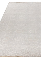 Exquisite Rugs Restoration Hand Knotted New Zealand Wool in 2253 Light Blue/Beige 8' x 10' Area Rug