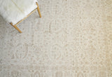 Exquisite Rugs Restoration Hand Knotted New Zealand Wool in 2254 Beige/Gold 8' x 10' Area Rug