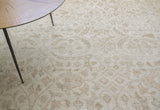 Exquisite Rugs Restoration Hand Knotted New Zealand Wool in 2254 Beige/Gold 10' x 14' Area Rug