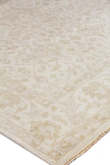 Exquisite Rugs Restoration Hand Knotted New Zealand Wool in 2254 Beige/Gold 10' x 14' Area Rug