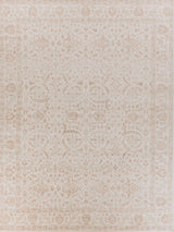 Exquisite Rugs Restoration Hand Knotted New Zealand Wool in 2254 Beige/Gold 10' x 14' Area Rug