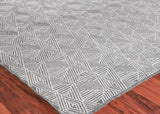 Exquisite Rugs Pavilion Flatweave Wool/Polyester in 2256 Charcoal 8' x 10' Area Rug
