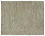 Exquisite Rugs Crestwood Hand Loomed Wool/Jute in 2291 Brown 9' x 12' Area Rug