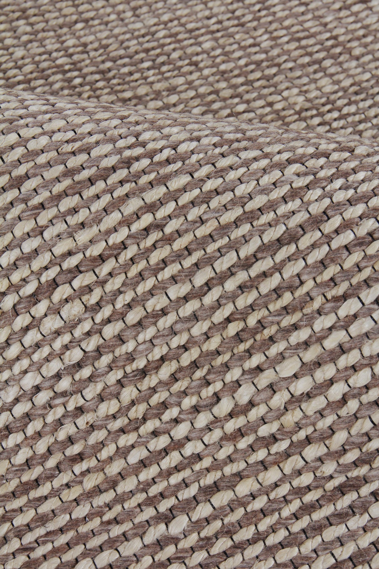 Exquisite Rugs Crestwood Hand Loomed Wool/Jute in 2291 Brown 9' x 12' Area Rug