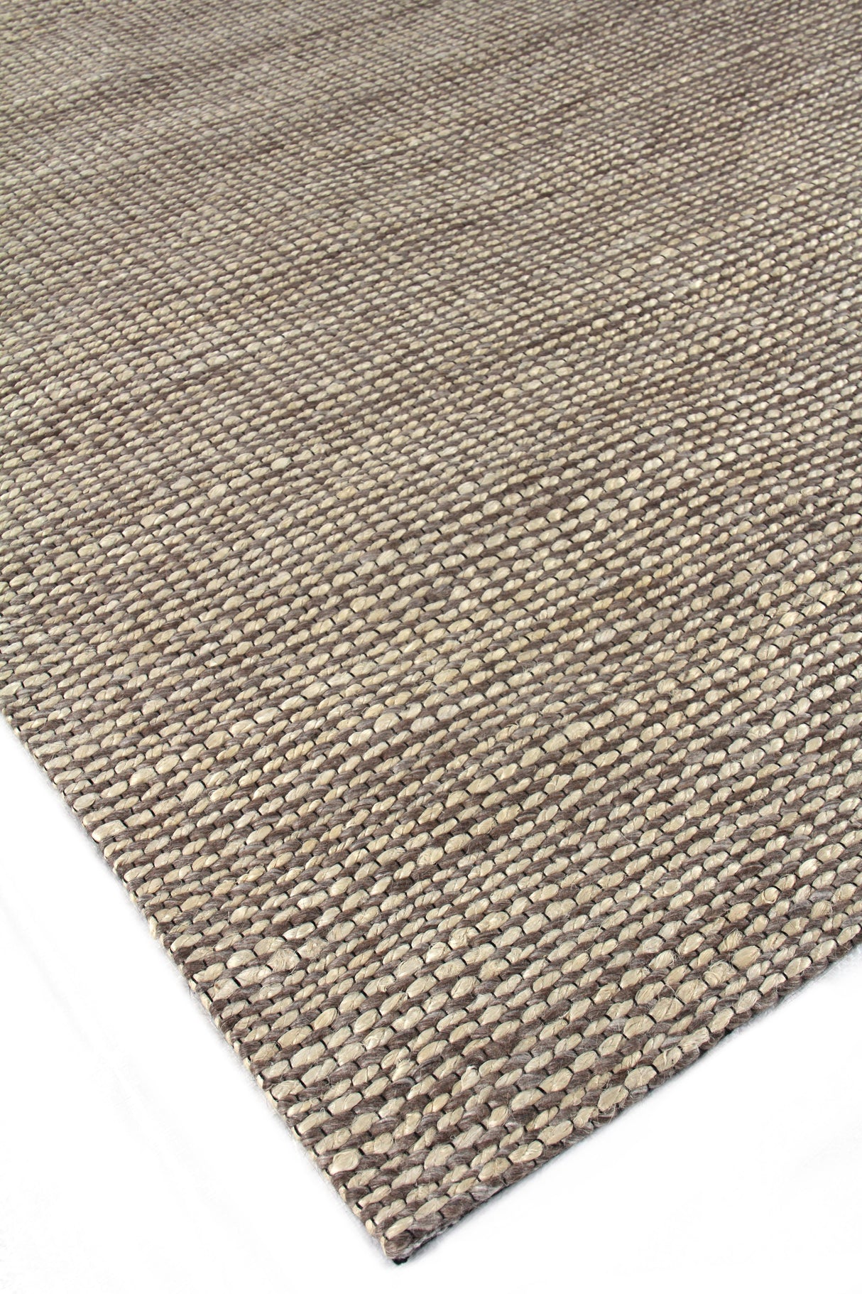 Exquisite Rugs Crestwood Hand Loomed Wool/Jute in 2291 Brown 9' x 12' Area Rug