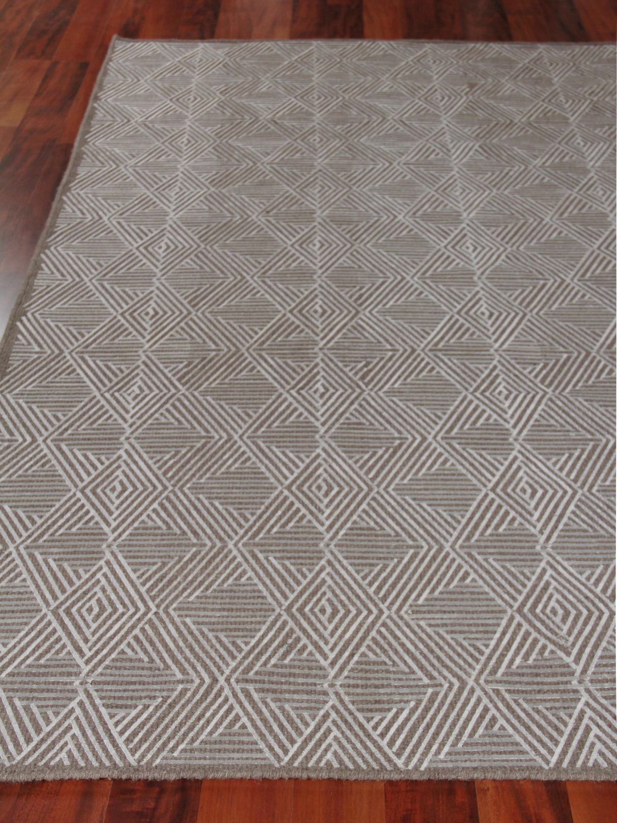 Exquisite Rugs Pavilion Flatweave Wool/Polyester in 2304 Gray 12' x 15' Area Rug