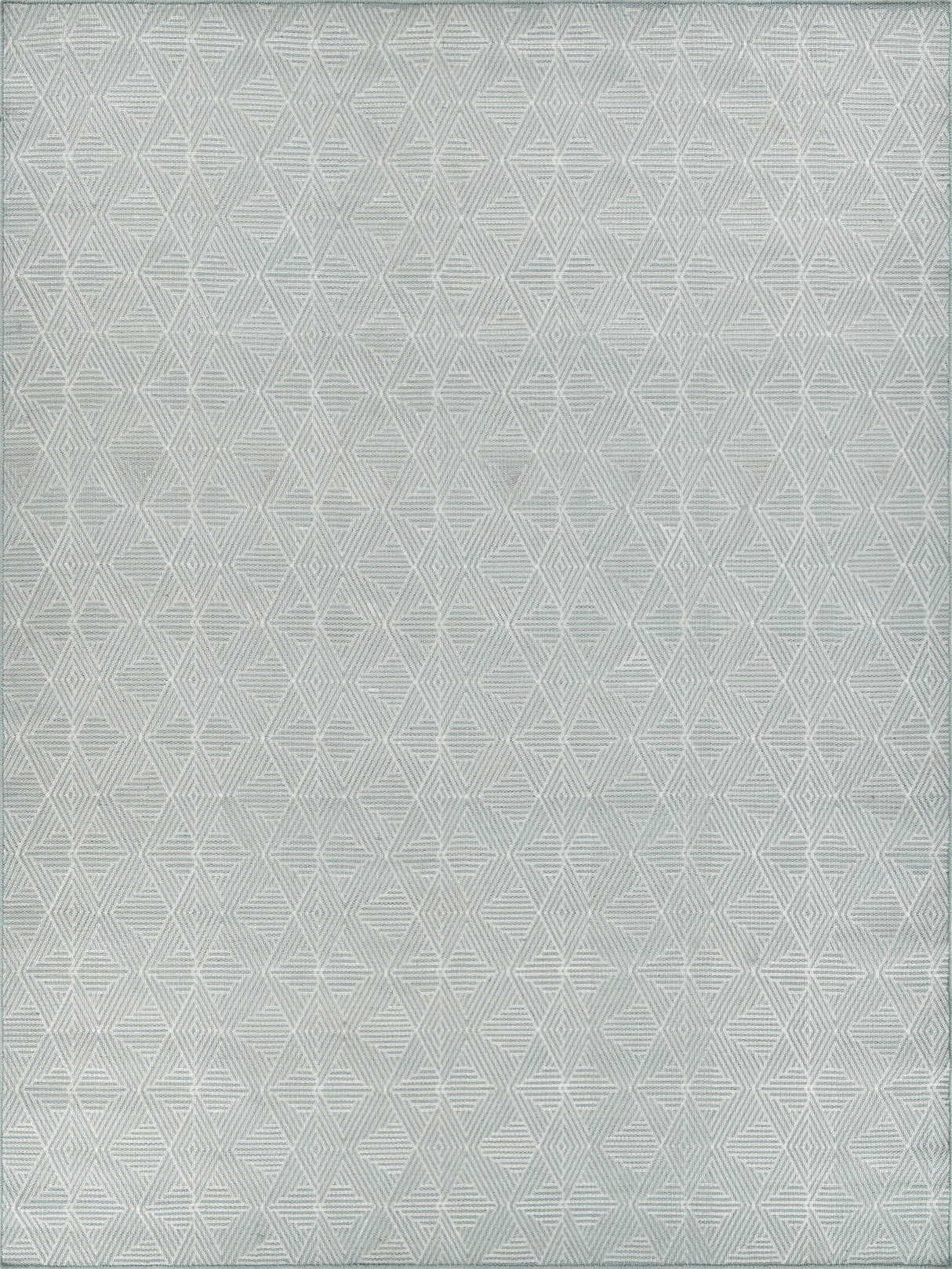 Exquisite Rugs Pavilion Flatweave Wool/Polyester in 2305 Denim 5' x 8' Area Rug