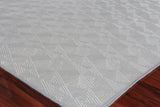Exquisite Rugs Pavilion Flatweave Wool/Polyester in 2305 Denim 5' x 8' Area Rug