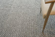 Exquisite Rugs Arlow Handwoven Polyester/Cotton 2309 Dark Gray 7' x 9' Area Rug